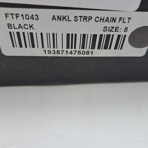 Fashion to Figure Aliza Women's Ankle Strap Flats - Size 8 - Picture 12 of 13